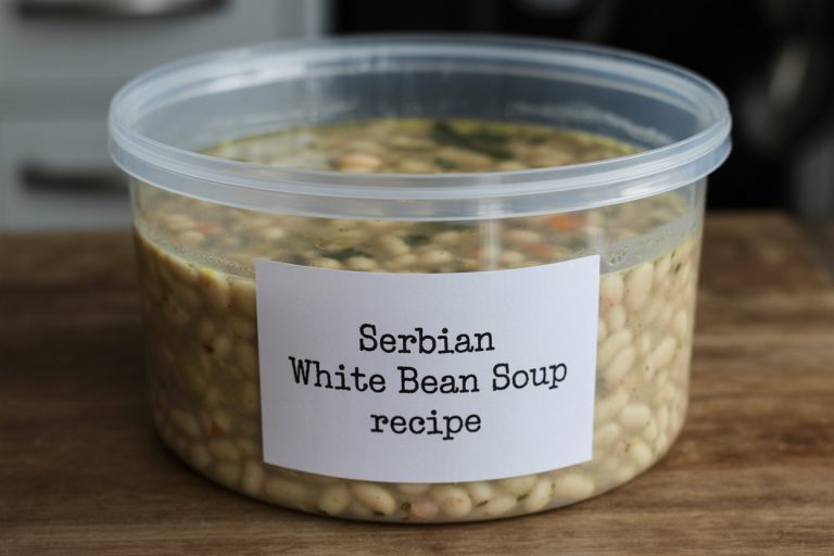 Serbian White Bean Soup Recipe Storage Tips