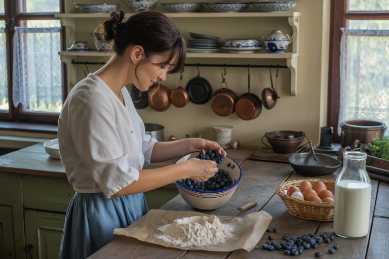 Slovak Blueberry Bublanina Recipe Cooking TIps