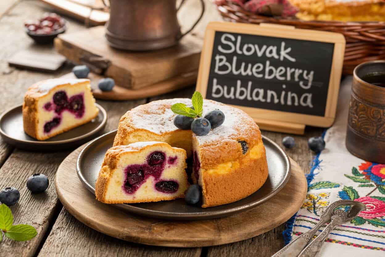 Slovak Blueberry Bublanina Recipe