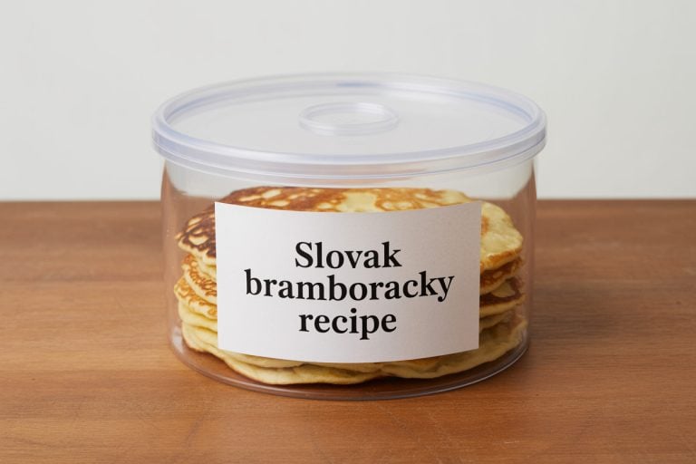 Slovak Bramboracky Recipe Storage Tips
