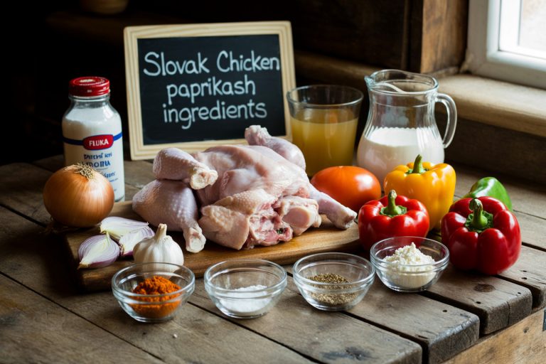 Slovak Chicken Paprikash Recipe Ingredients