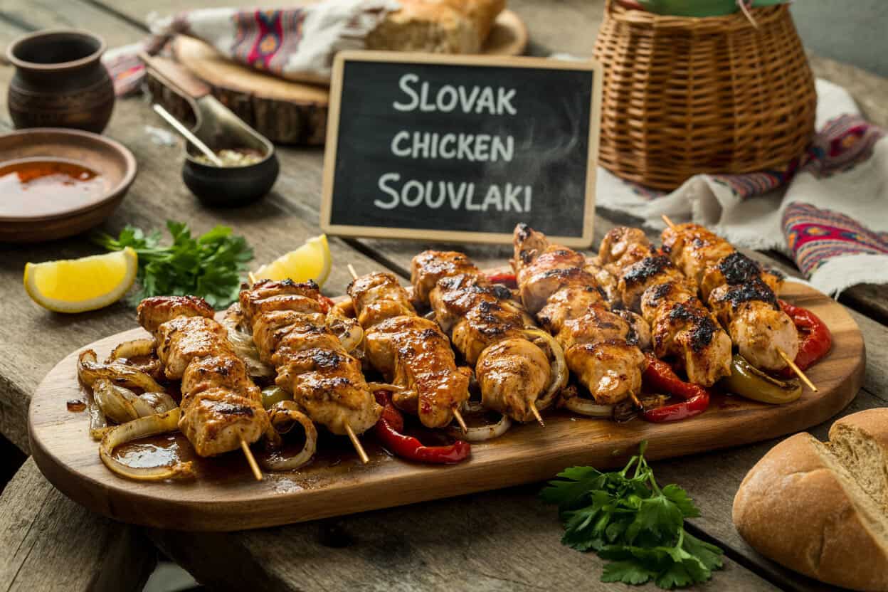 Slovak Chicken Souvlaki Recipe