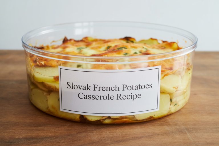 Slovak French Potatoes Casserole Recipe Storage TIps
