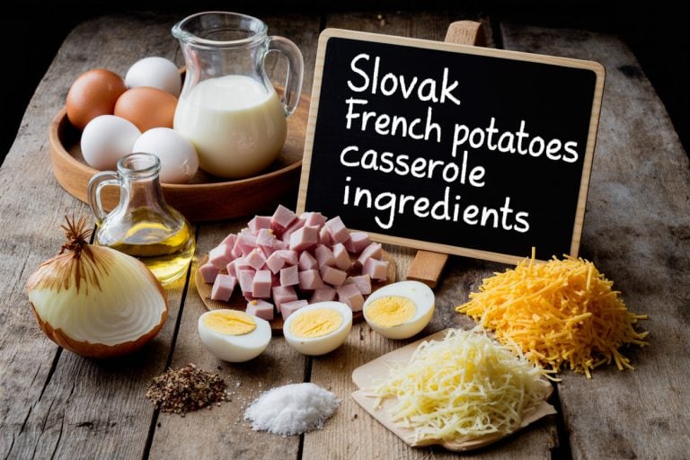 Slovak French Potatoes Casserole Recipe Ingredients