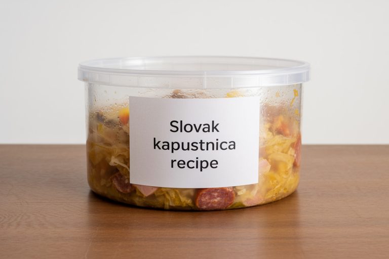 Slovak Kapustnica Recipe Storage Tips