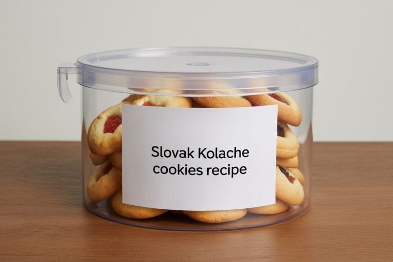 Slovak Kolache Cookies Recipe Storage Tips