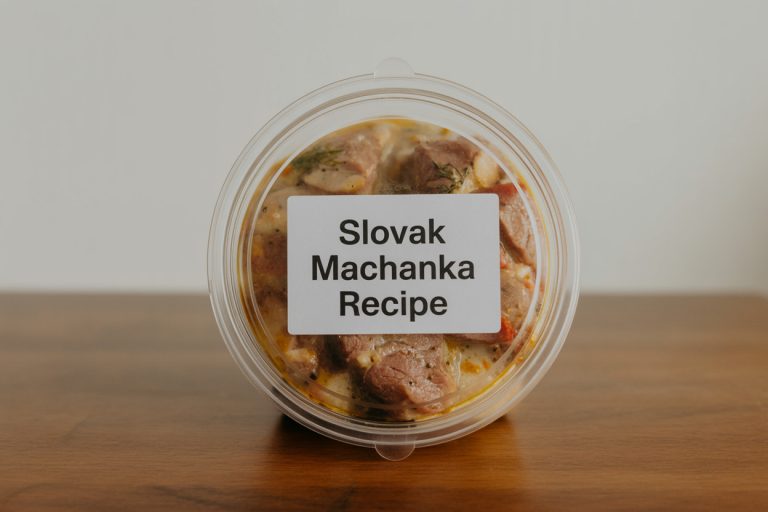 Slovak Machanka Recipe Storage Tips