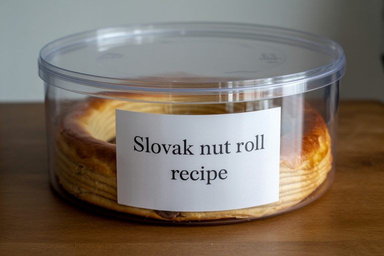 Slovak Nut Roll Recipe Storage TIps
