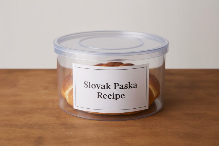 Slovak Paska Recipe Storage Tips
