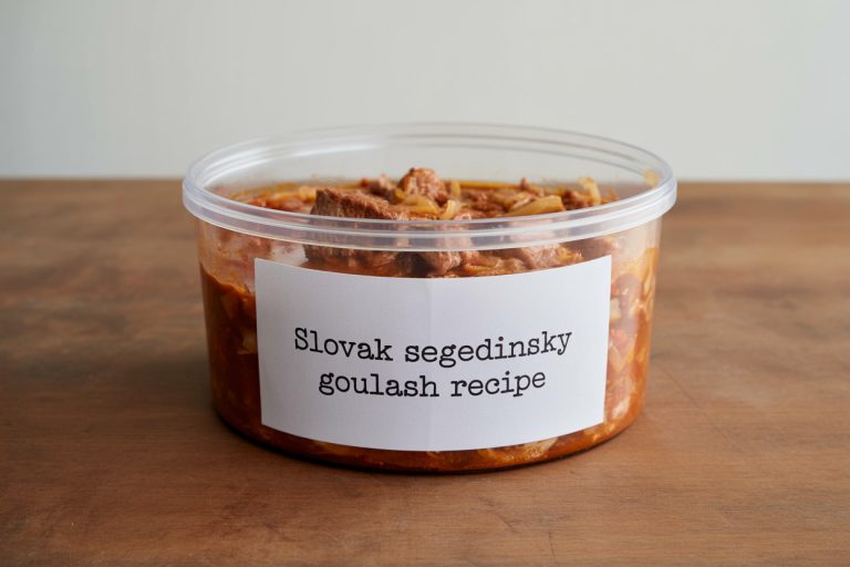 Slovak Segedinsky Goulash Recipe Storage TIps