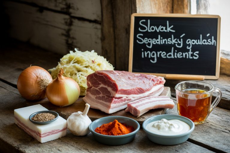 Slovak Segedinsky Goulash Recipe Ingredients