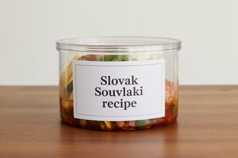 Slovak Souvlaki Recipe Storage Tips
