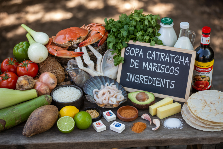 Sopa Catratcha de Mariscos Recipe Ingredients