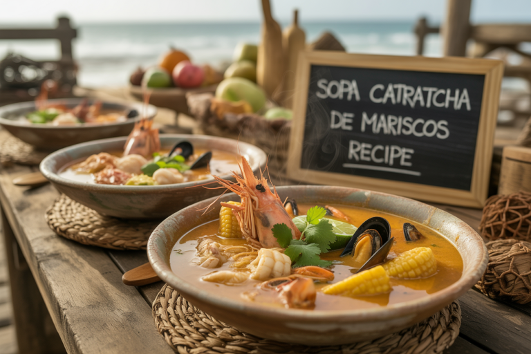 Sopa Catratcha de Mariscos Recipe