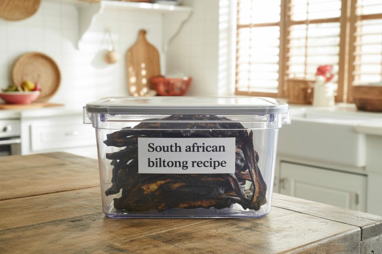 South African Biltong Recipe Storage Tips