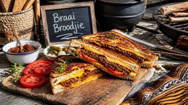 South African Braai Broodjie