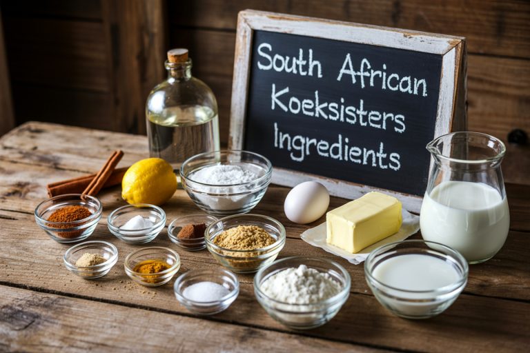 South African Koeksisters Recipe Ingredients