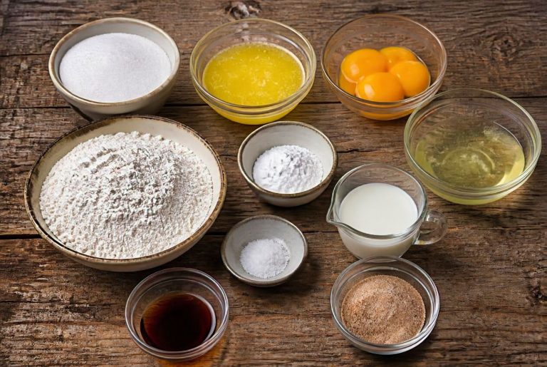 South African Melktert Ingredients