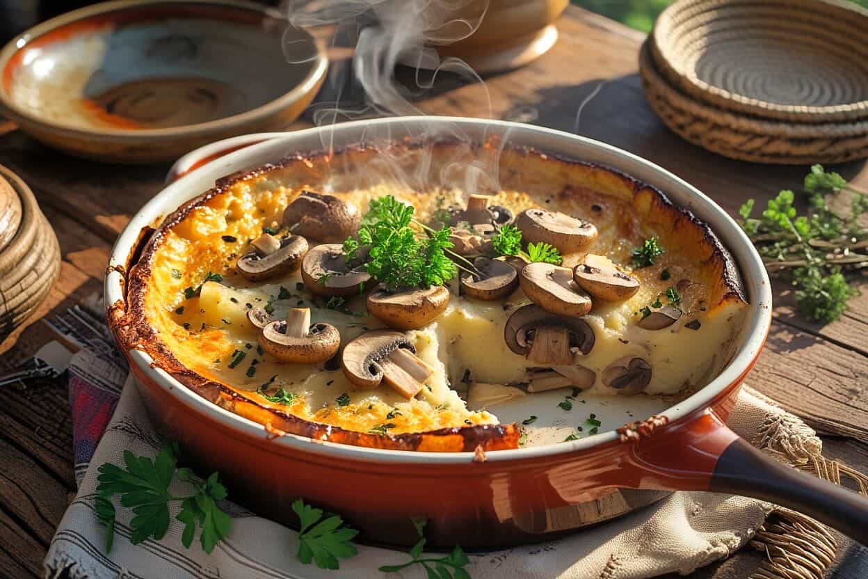 South African Mushroom Bake Recipe