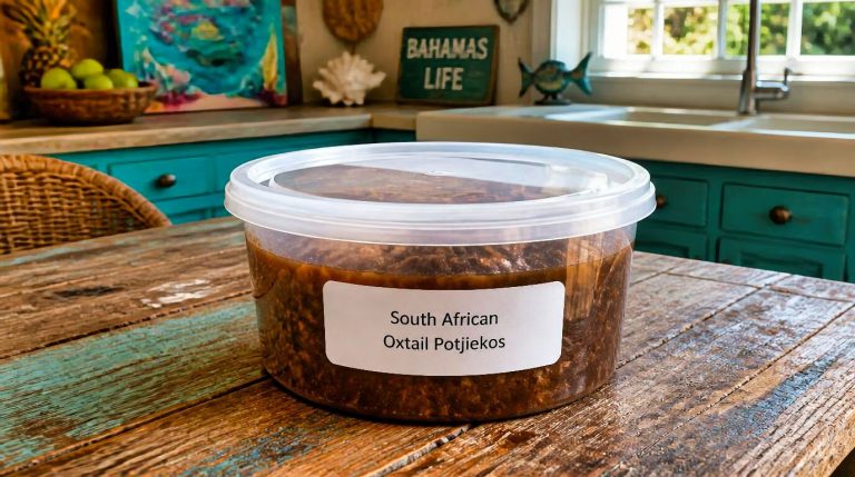 South African Oxtail Potjiekos Storage TIps