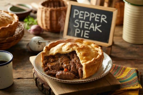 South African Pepper Steak Pie Recipe