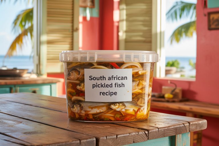 South African Pickled Fish Recipe Storage Tips