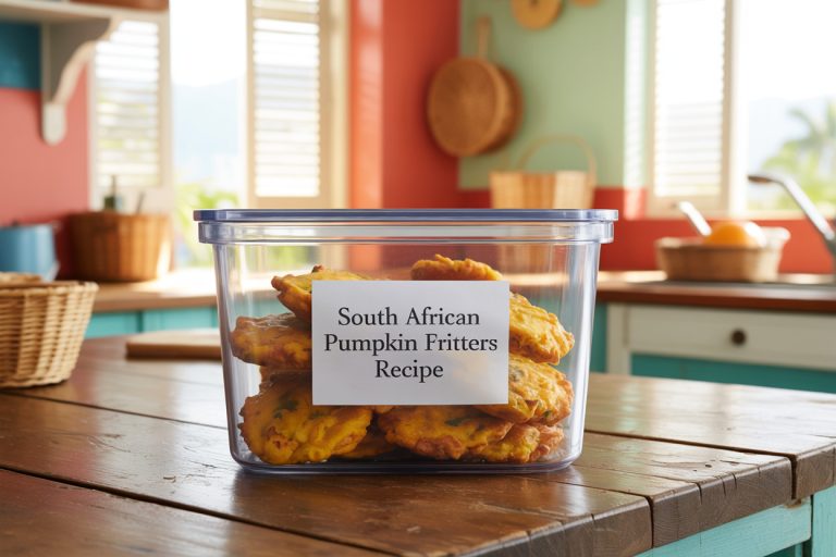 South African Pumpkin Fritters Recipe Storage Tips