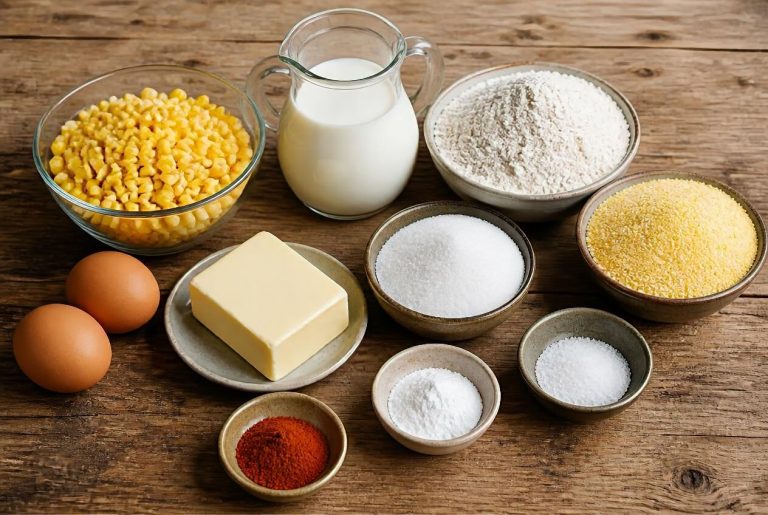 South African Sweetcorn Bread Ingredients