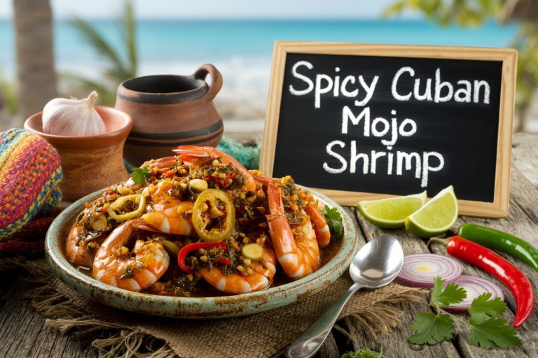 Spicy Cuban Mojo Shrimp