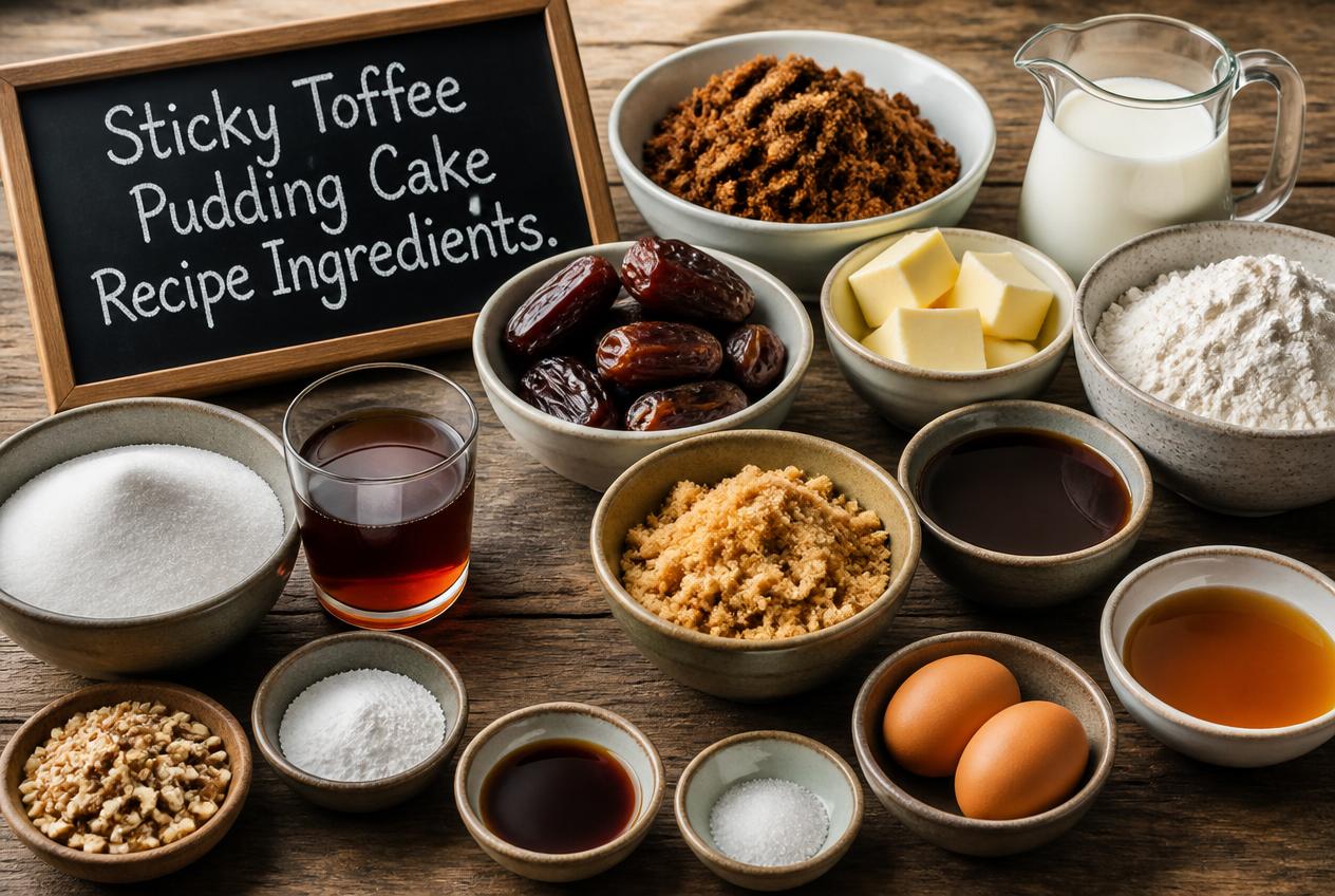 Sticky Toffee Pudding Cake Recipe Ingredients