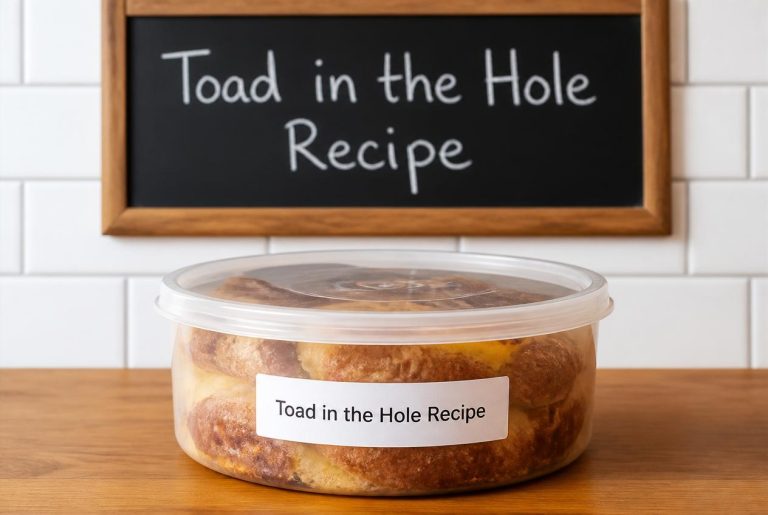 Toad in the Hole Recipe Storage Tips