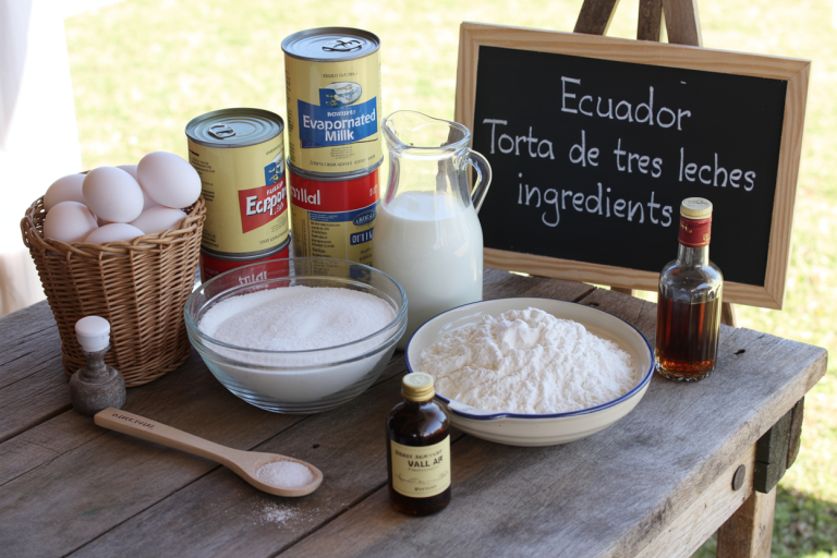Torta de Tres Leches Ingredients