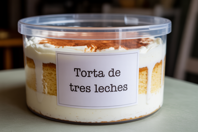 Torta de Tres Leches Storage Tips