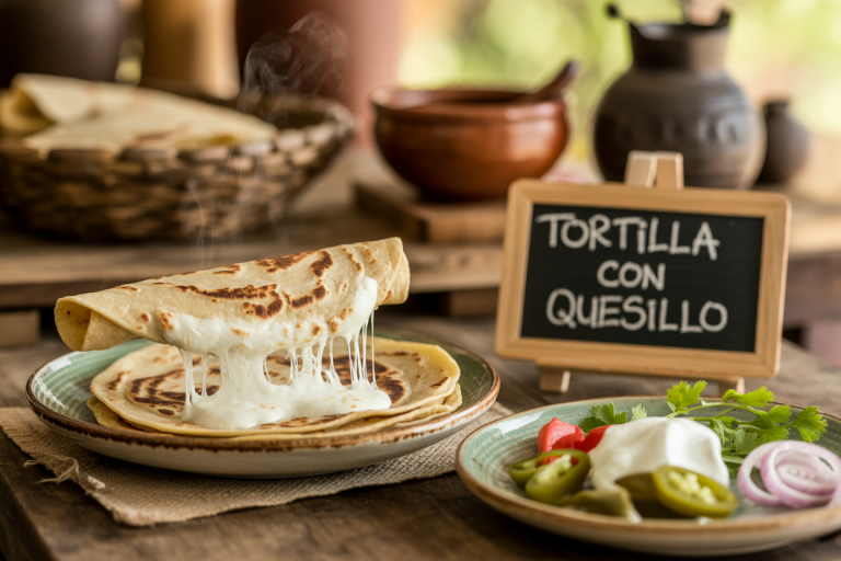 Tortilla con Quesillo