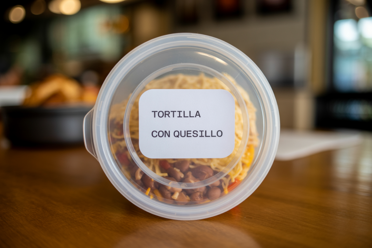 Tortilla con Quesillo Storage Tips