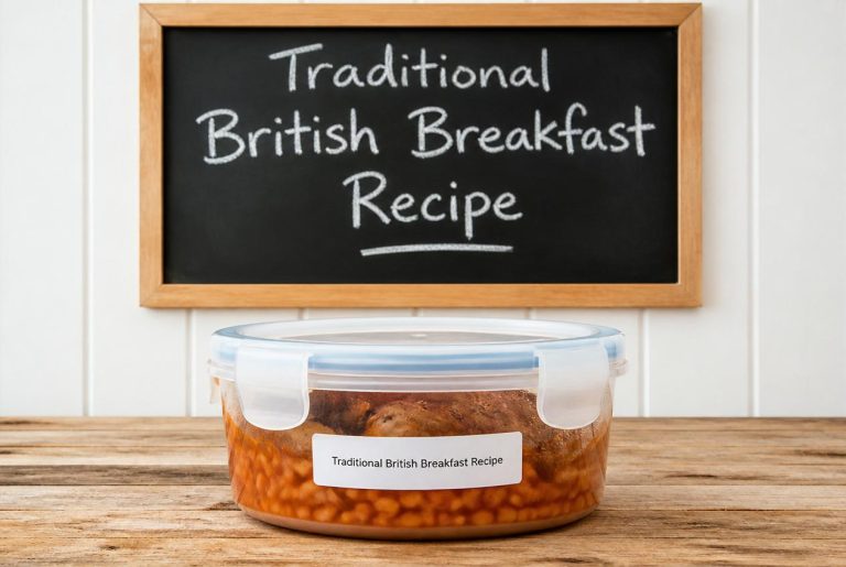 Traditional British Breakfast Recipe Storage Tips