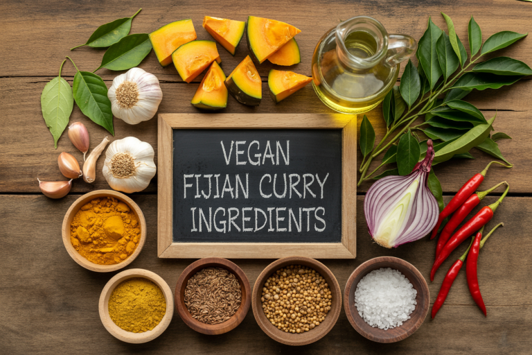 Vegan Fijian Curry Ingredients