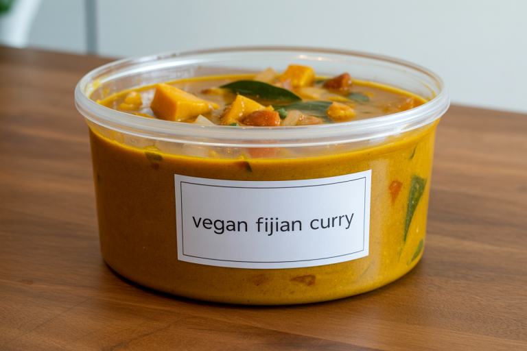 Vegan Fijian Curry Storage Tips