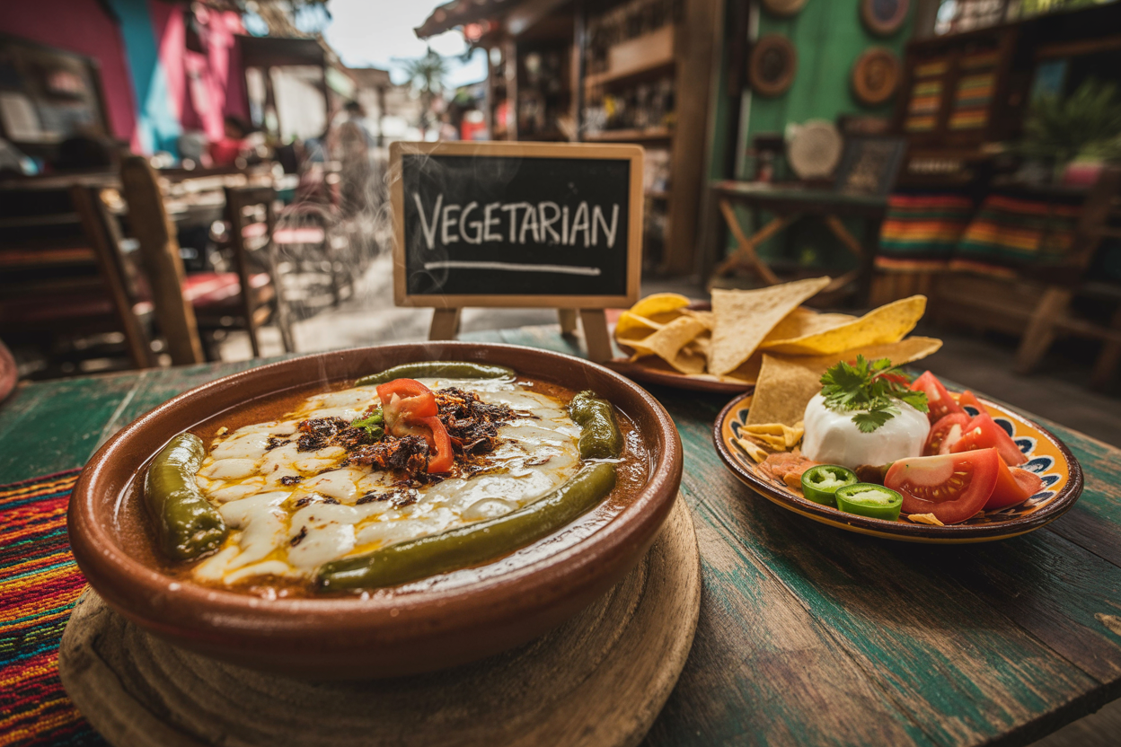Vegetarian Chile con Queso
