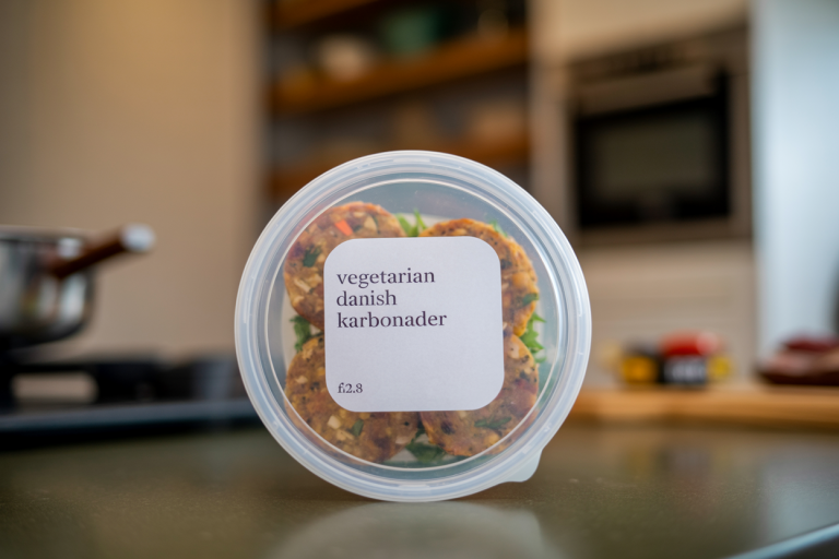 Vegetarian Danish Karbonader Storage Tips