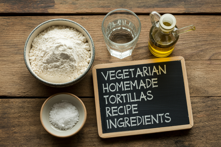 Vegetarian Homemade Tortillas Recipe Ingredients