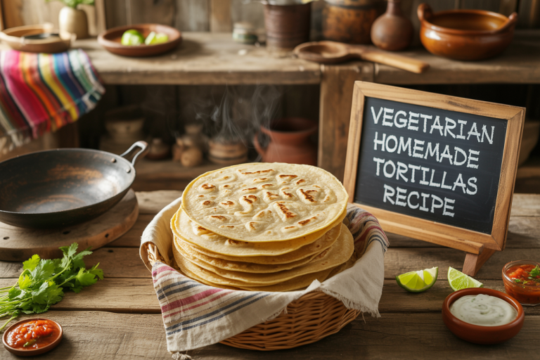 Vegetarian Homemade Tortillas Recipe