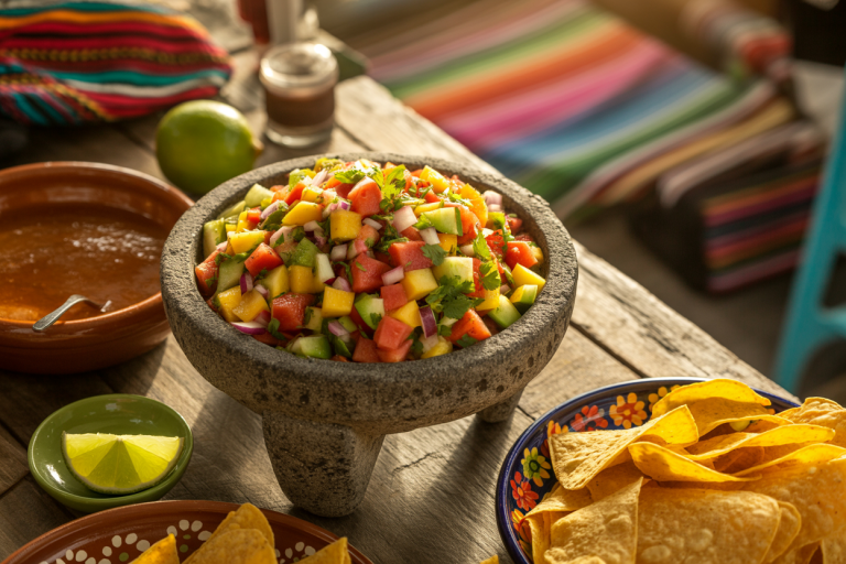 Vegetarian Pico de Gallo de Frutas
