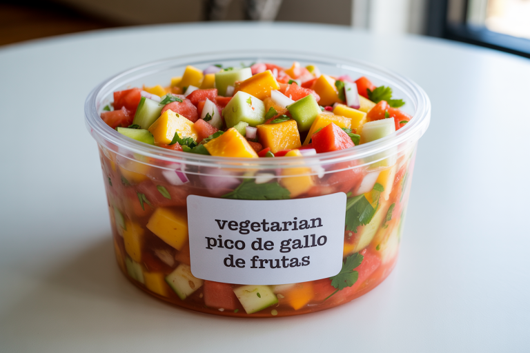 Vegetarian Pico de Gallo de Frutas Storage Tips