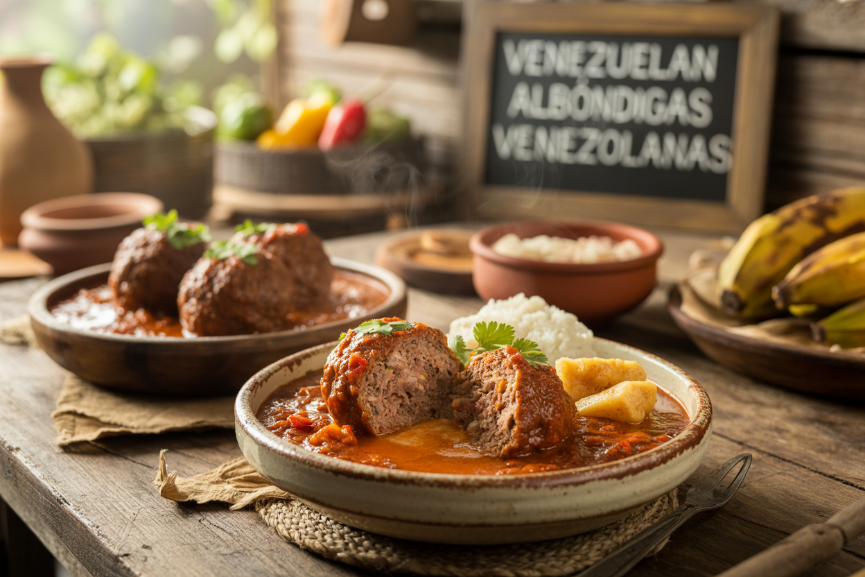 Venezuelan Albóndigas Venezolanas