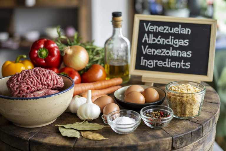 Venezuelan Albóndigas Venezolanas Ingredients