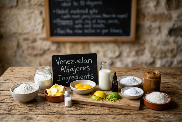Venezuelan Alfajores Ingredients