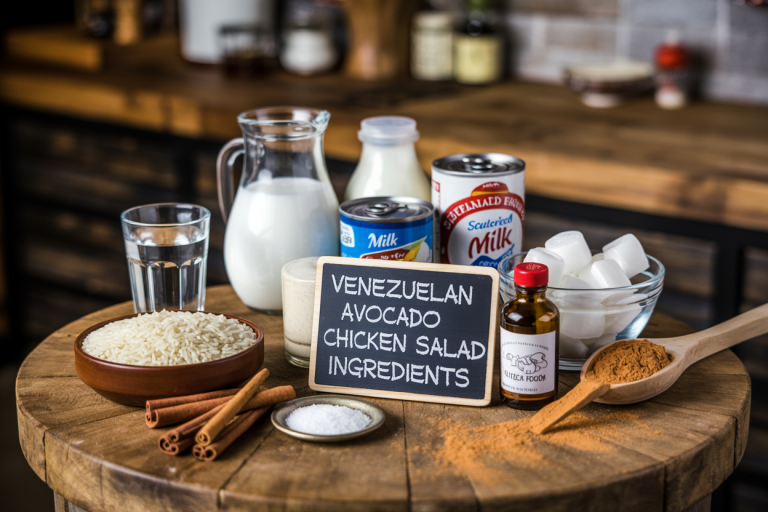 Venezuelan Avocado Chicken Salad Ingredients