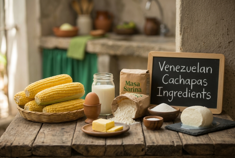 Venezuelan Cachapas Ingredients