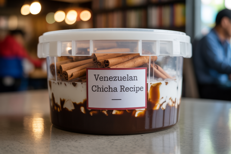 Venezuelan Chicha Recipe Storage TIps
